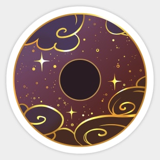 Golden Moons : New Moon Sticker